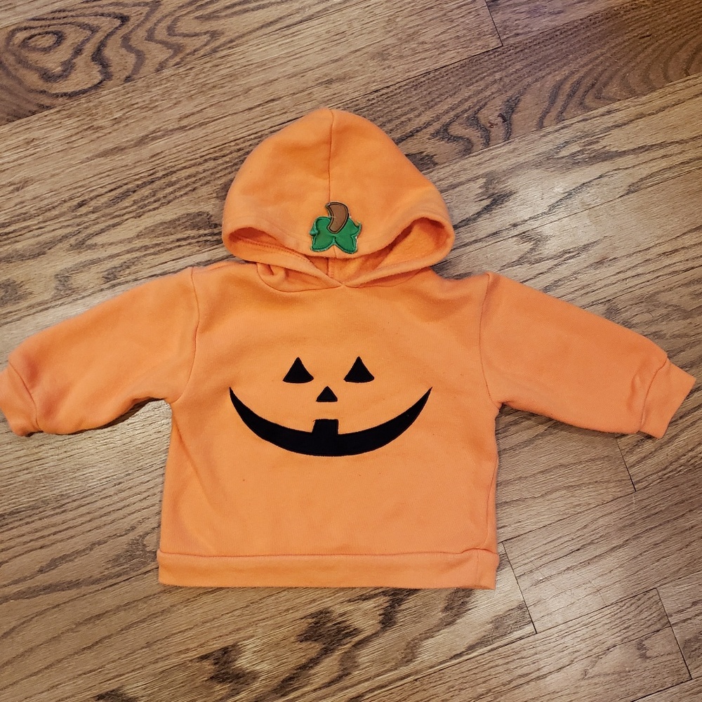 Pumpkin Hooded Sweatshirt Baby Halloween